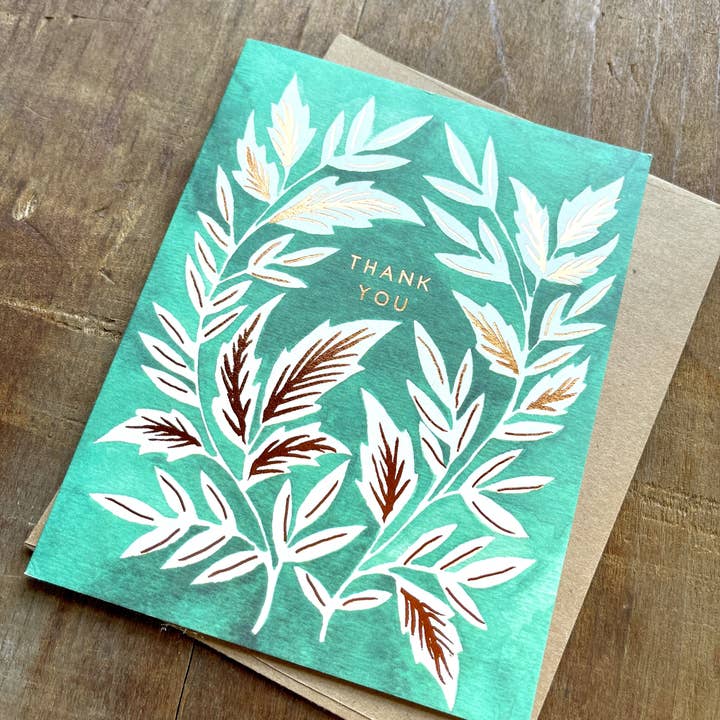 Katharine Watson - Venta al por mayor Tarjetas de agradecimiento - Tarjeta de felicitación «Gracias»1