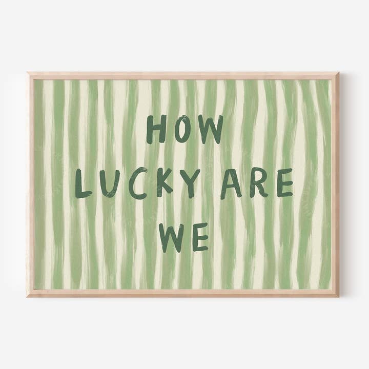 Quanto Siamo Fortunati Stampa Orizzontale per la vendita all'ingrosso da parte di byKHAY