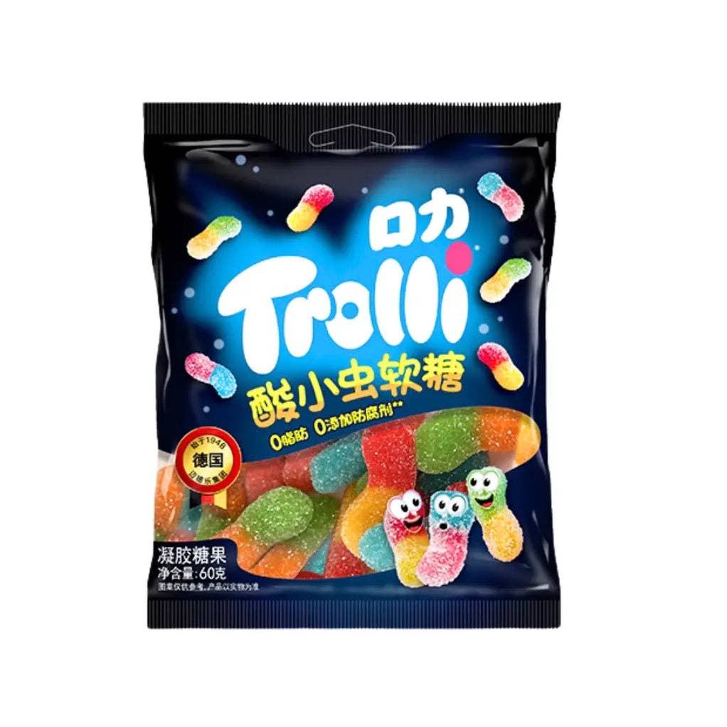Pops Distro Inc - Wholesale Gummy - Trolli Sour Gummy Bugs Box of 10 (57.6) (China)