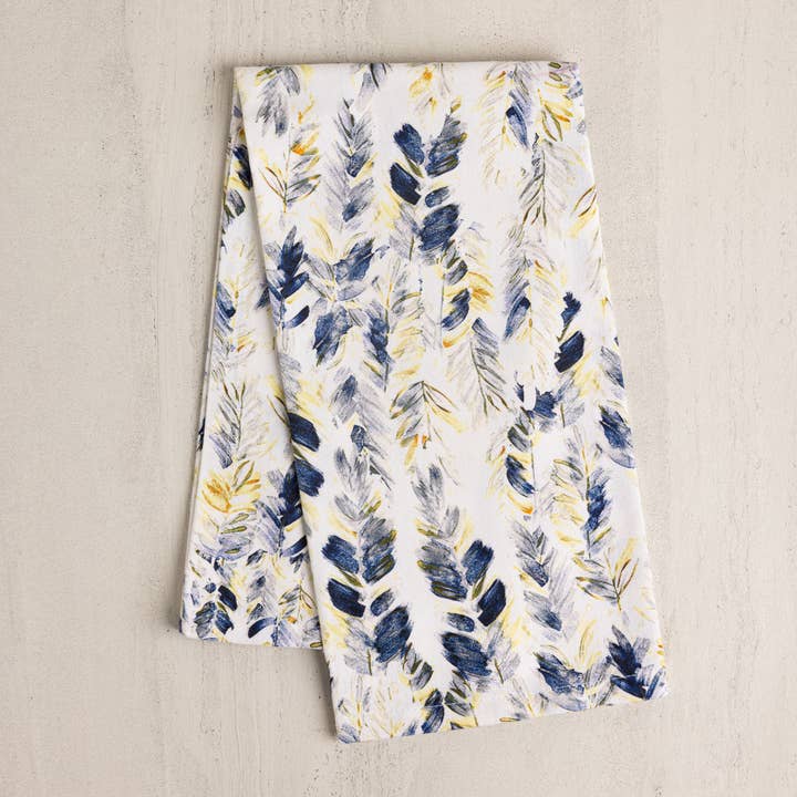 Toalha de Chá Provence Navy, Conj. de 2 por atacado de Wolf & Irving