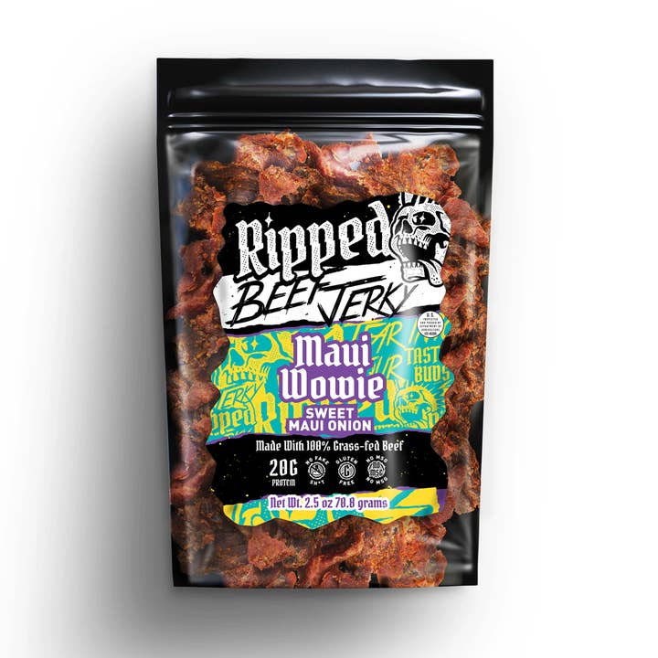 Maui Wowie Rindfleisch-Jerky 70g für den Großhandel von Ripped Jerky