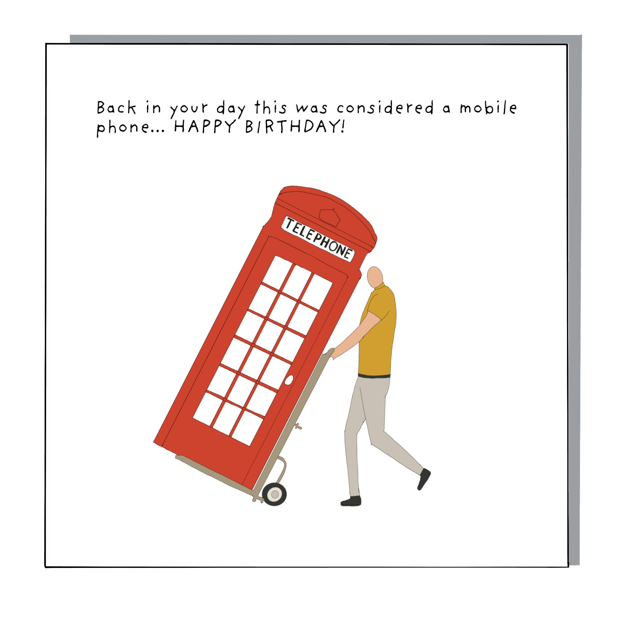 Not at all Jack – wholesale Everyday greeting card – Mobile phone Greeting card