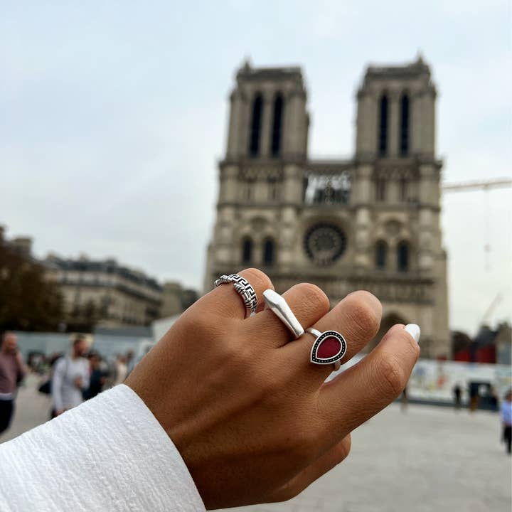 Christina Christi – wholesale Band/Stackad Ring – Silverringar Kvinnor, Silver Band Ringar, Stapelbara ringar