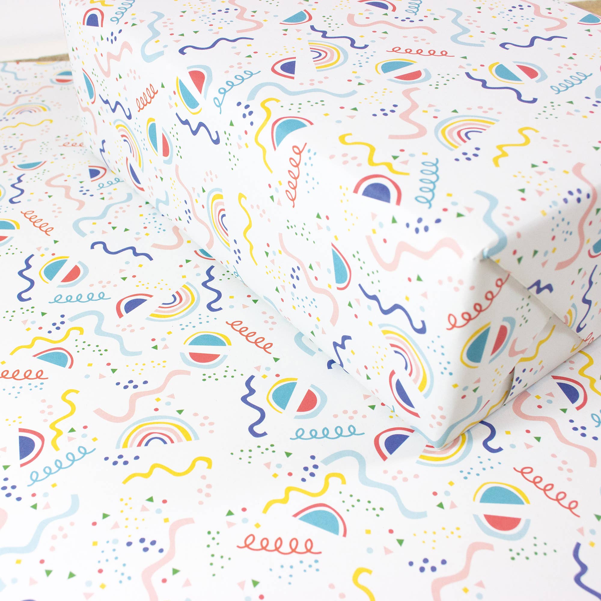 Bow & Hummingbird - Wholesale Flat Wrap - Gift wrap party1