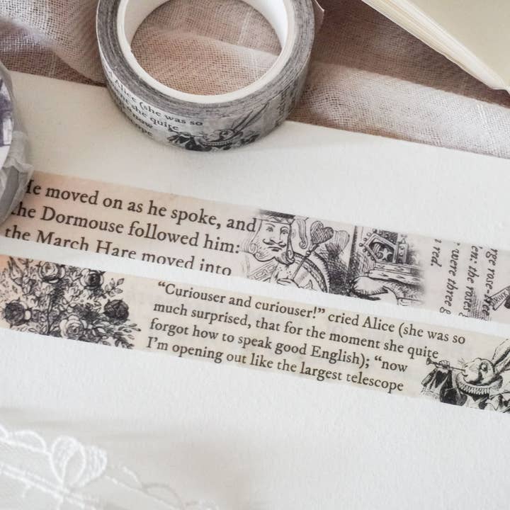 Storytime Alice Washi Tape für den Großhandel von Note & Wish