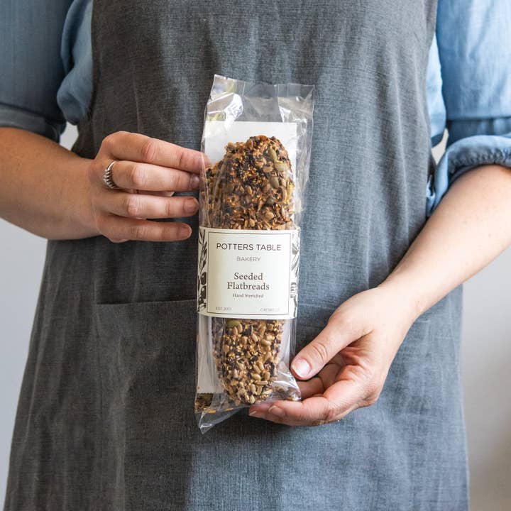Potters Table - Wholesale Crackers - Seeded Olive Oil Flatbreads5