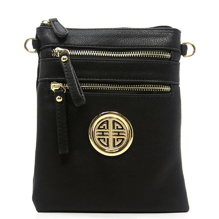 WU002 Fashion Logo Cross Body Bag for wholesale by M&M HANDBAGS, LLC.