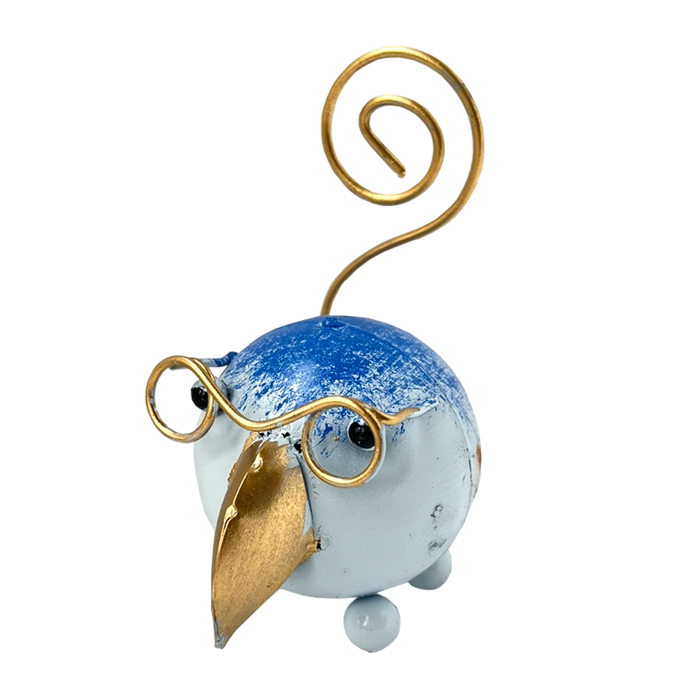 VIE - Venta al por mayor Figura decorativa - Extravagante animal de cola rizada de metal, aproximadamente 8 x 7 x 4 cm33