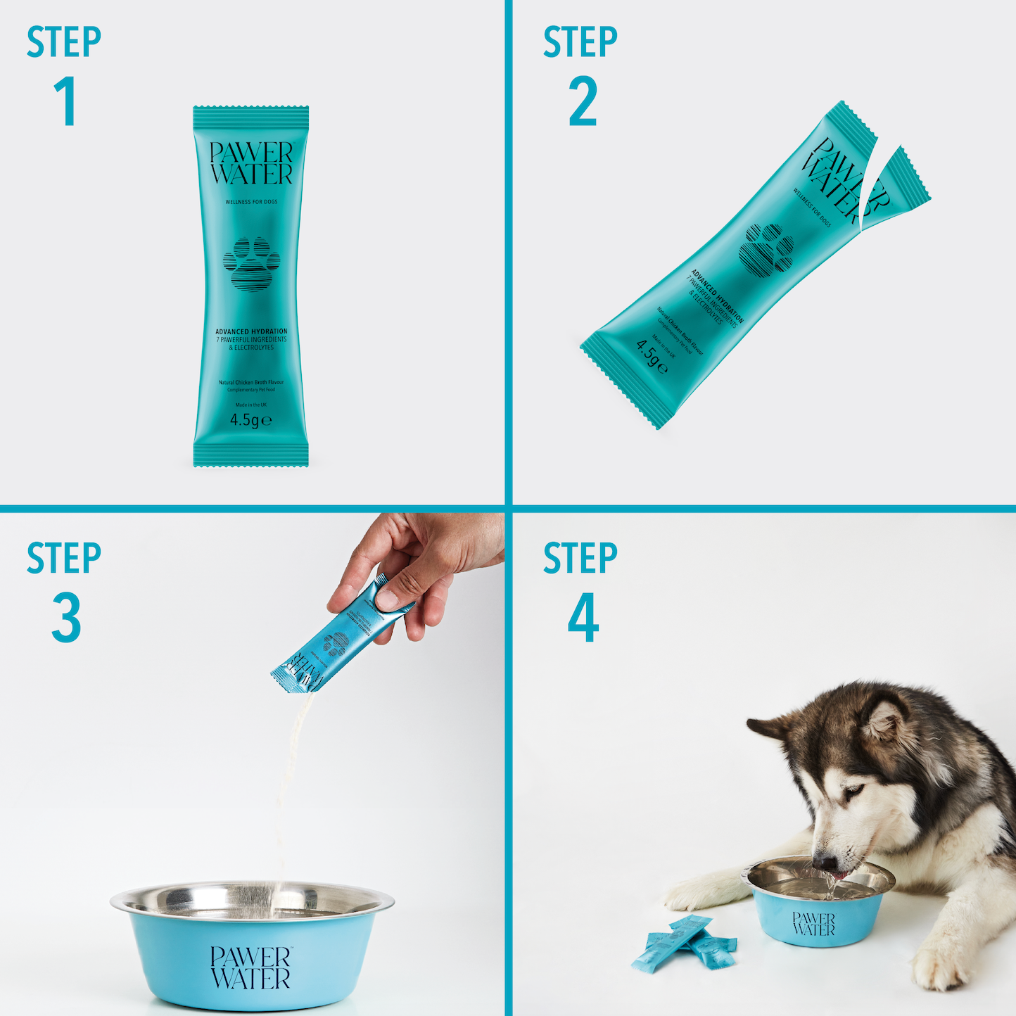 Pawer Water – wholesale Pet supplement – Dog – PAWER WATER For Dogs : BONES, JOINTS & SKIN | Sticks Bulk6