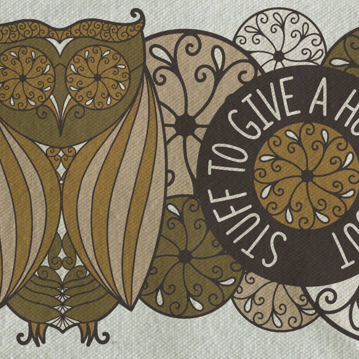 B.Goods Designs - Wholesale Pencil Case/Pouch - Stuff to Give a Hoot About – Boho Owl Pencil Pouch3