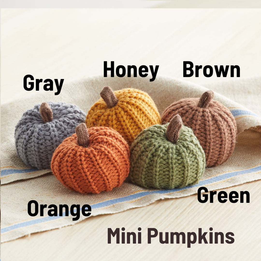 Your Heart's Content - Vente Décorations de table - Citrouille colorée en tricot pour la décoration d'automne à la maison, cadeau attentionné, meilleur9