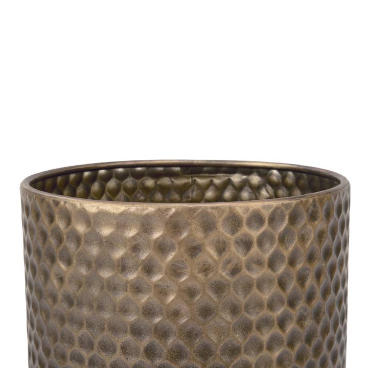 Tripar International - Wholesale Plant Pot Stand - Textured Metal Bins - Set of 36