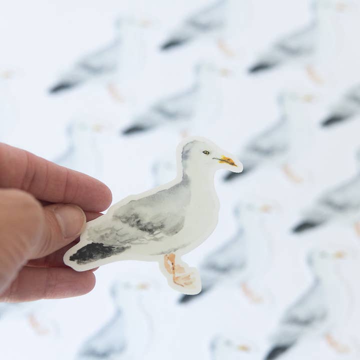 Finding Silver Pennies – Adesivo por atacado – Adesivo de gaivota2