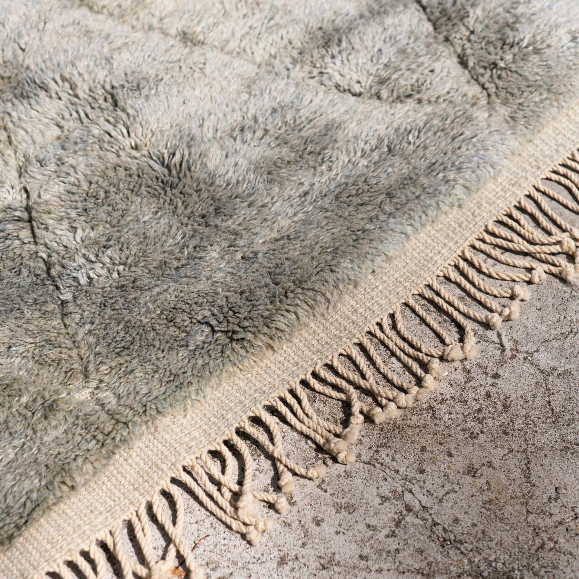 BerberNest - Wholesale Area Rug - Premium Hand tufted Gray Beni Mrirt Moroccan Rug3