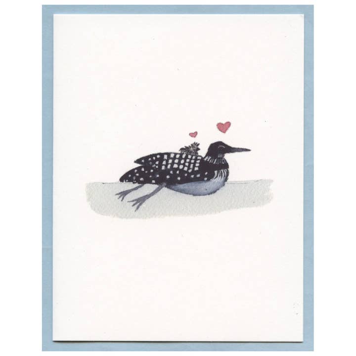 Mumma Loon Love - Blank Card for wholesale by Zucchini Fish