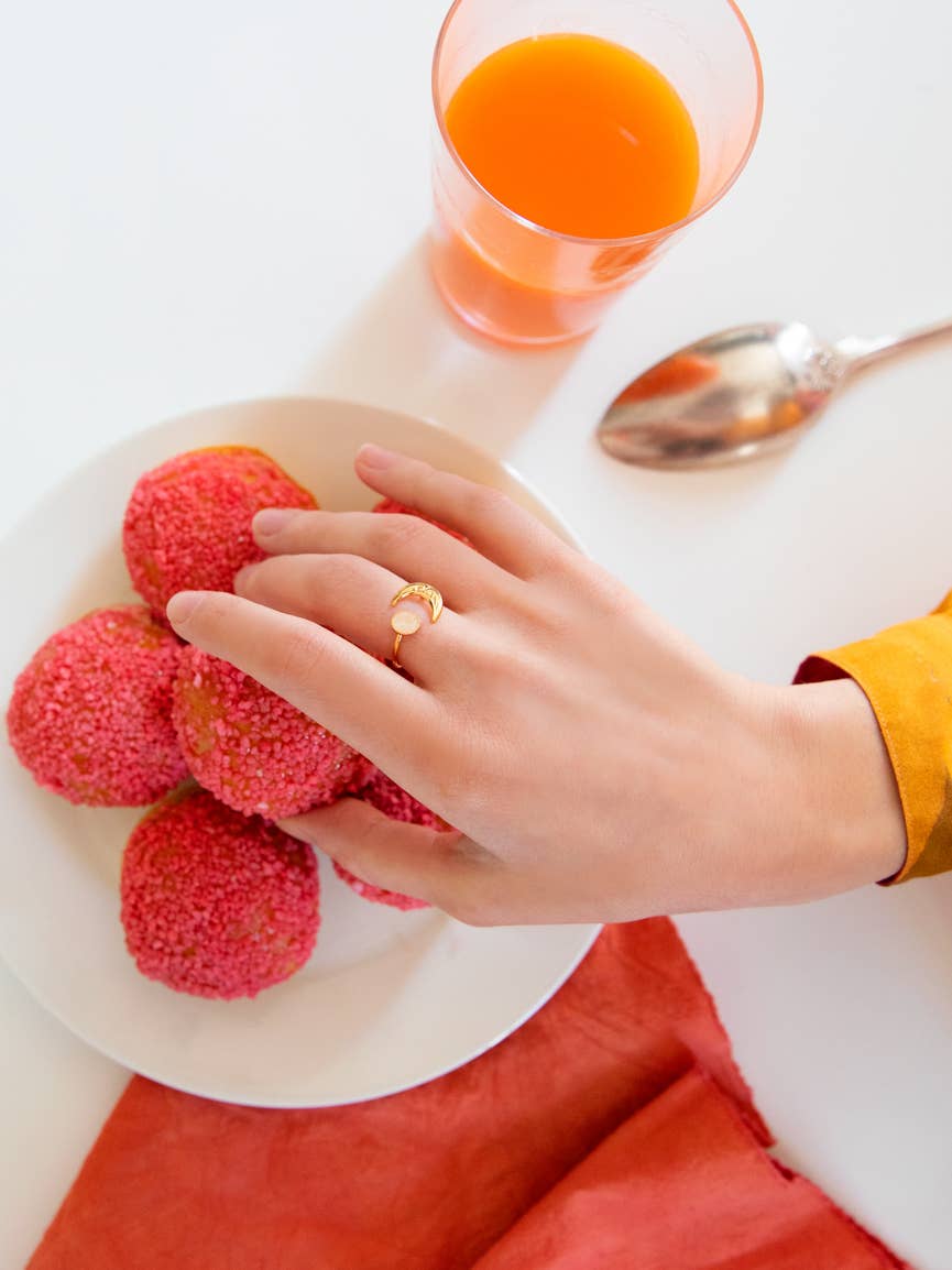 Délicat Fracas – wholesale Band/stacked ring – LUNA ring3