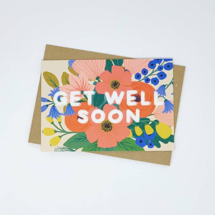 Lomond Paper Co - Wholesale Get Well Card - Get Well Soon Card - Colorful Design2