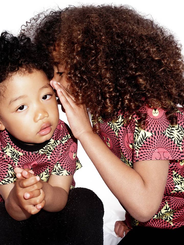 Unisex Lion T-shirt in Red and Yellow for wholesale by Tilly & Tojo