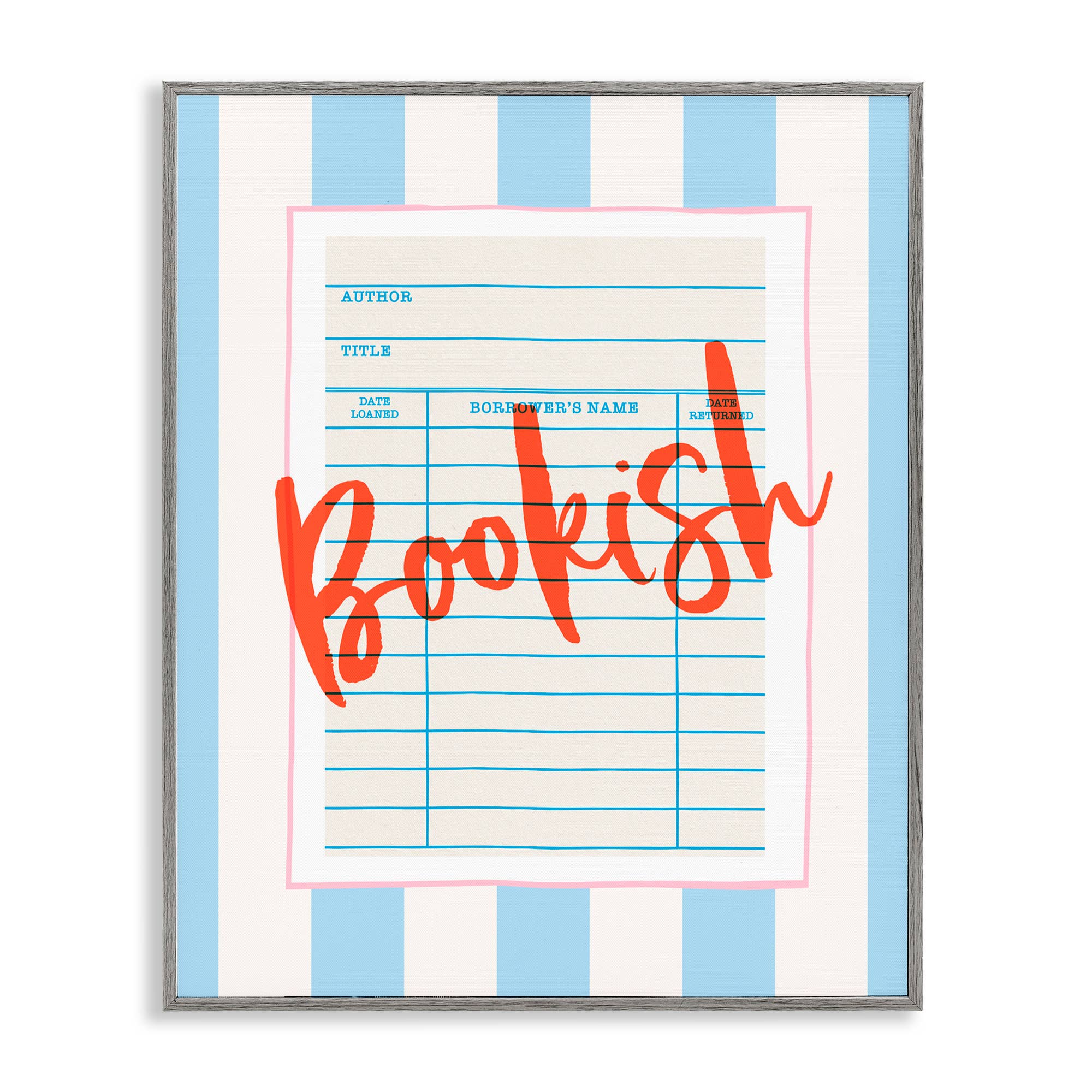 Stupell Industries - Wholesale Wall Sign - Bookish Library Card - Framed Wall Art20