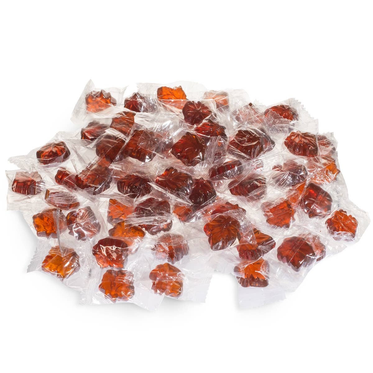 Mount Mansfield Maple Products - Wholesale Hard Candy - 5oz Clear Bag Maple Drops Hard Candy1