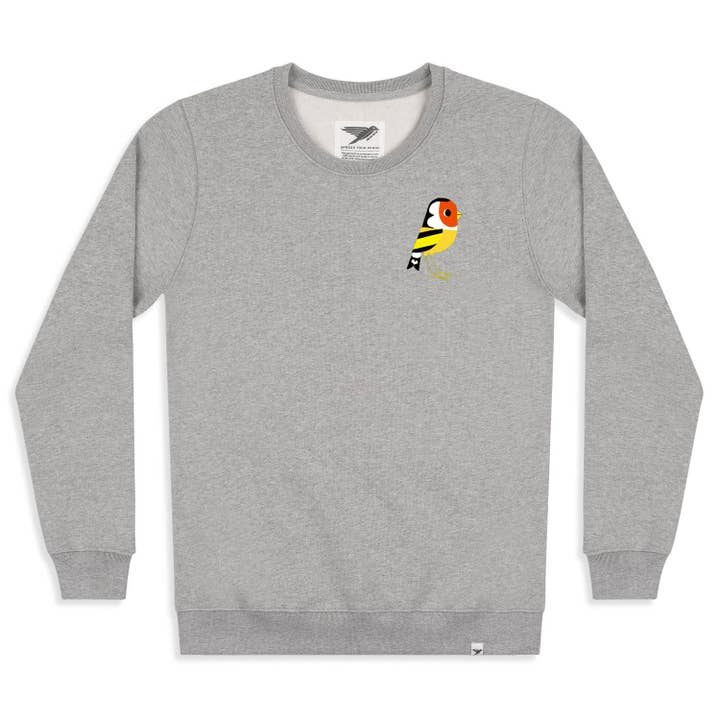 Ash Marl Matt Sewell Goldfinch Organic Sweat for wholesale on Faire
