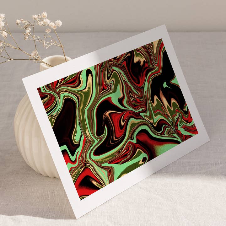 Fleetwood: A4 - Stampa artistica in marmo di lusso: Arte ispirata alla musica. per la vendita all'ingrosso da parte di Kiki Gunn