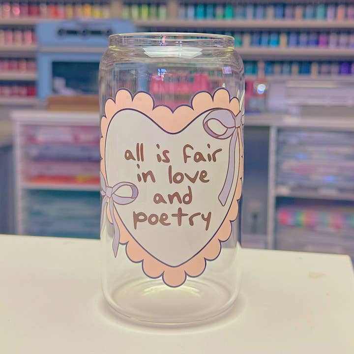 Taylor Swift All Is Fair In Love & Poetry TTPD Glass Lan por atacado de Crafting by Mayra