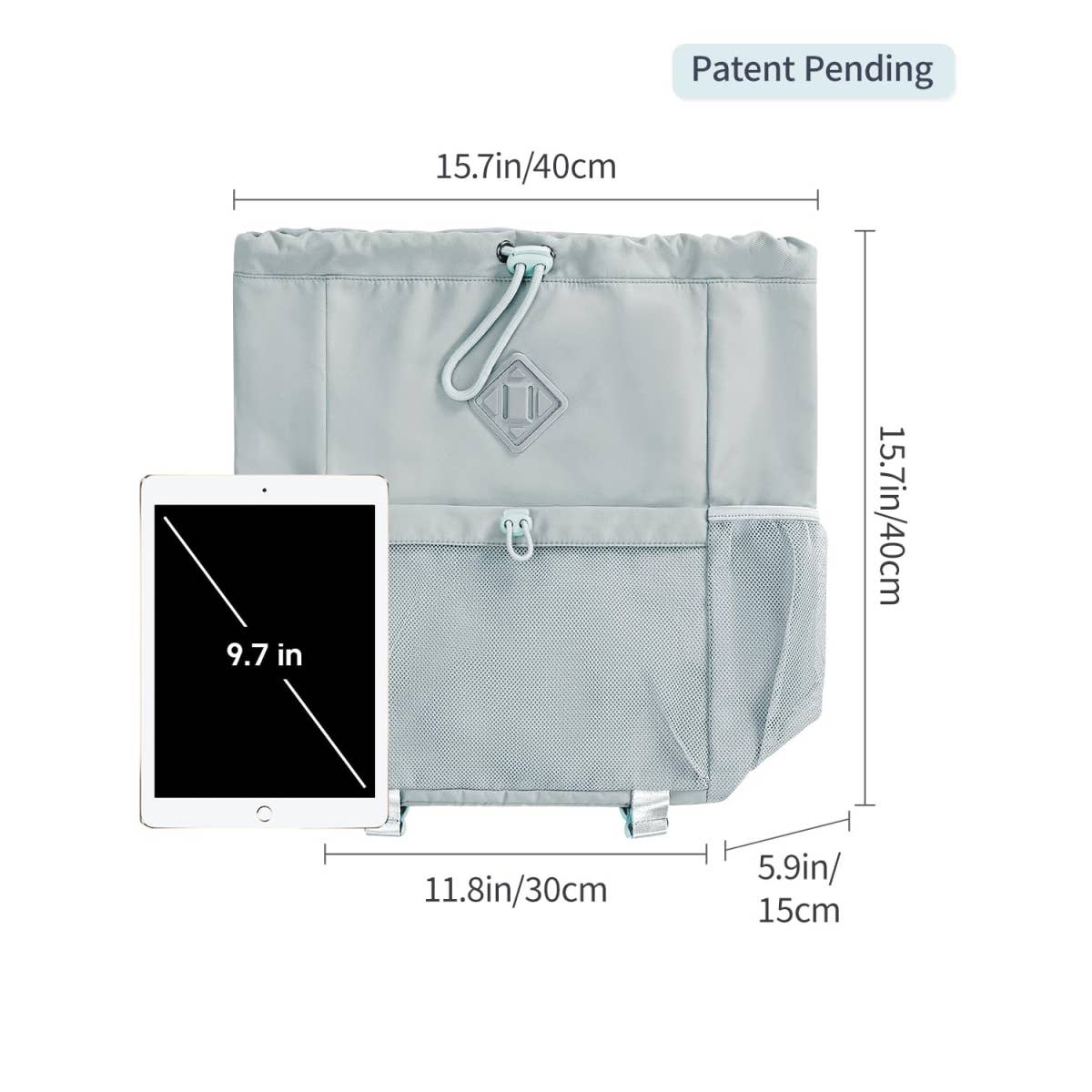 wandf - Vente Sac à cordon de serrage – unisexe - Sac à dos de sport avec cordon de serrage et sangle pour tapis de yoga55