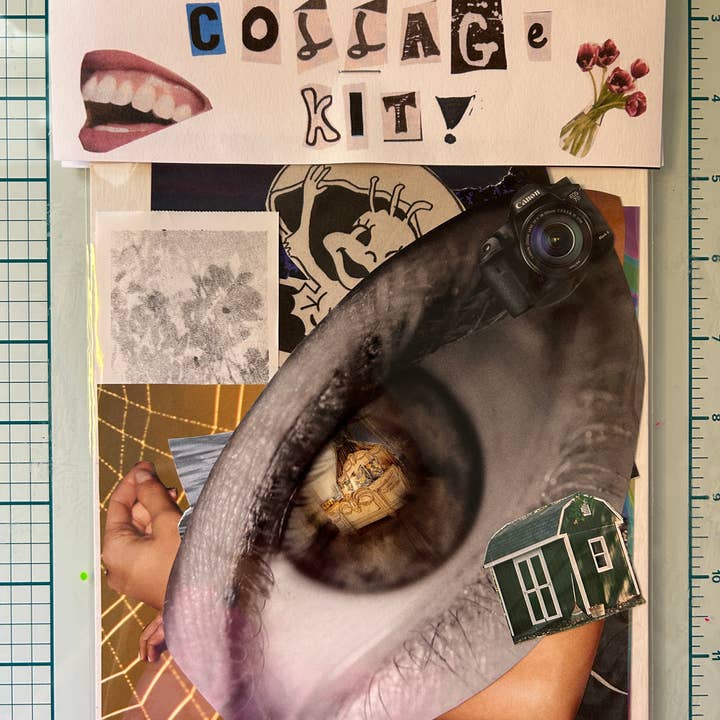 the (trans)cribe - Wholesale DIY Craft Kit - Curated Pre-Made Collage Kit1