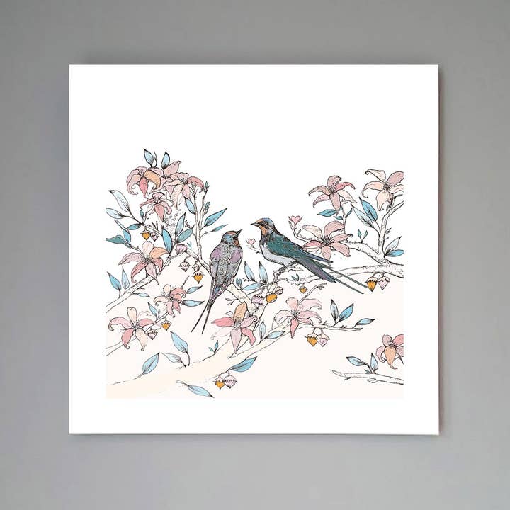 'To svaler' Kunsttryk for engroshandel hos Fay's Studio