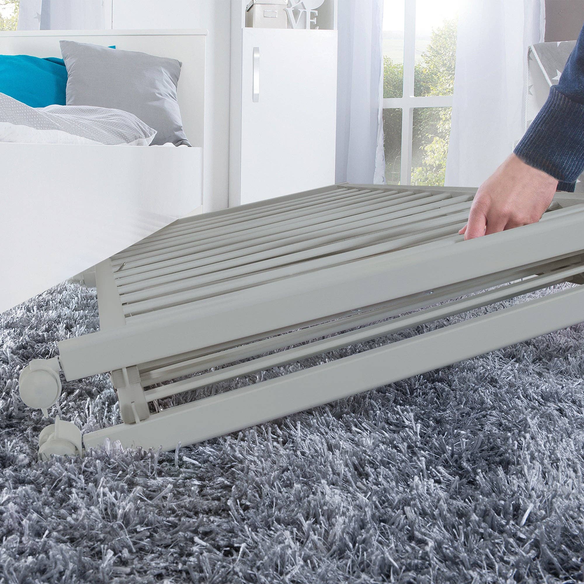 roba kids – wholesale Säng - Barn och baby – roba kids hopfällbar säng "Fold up", 60 x 120 cm, taupe trä8