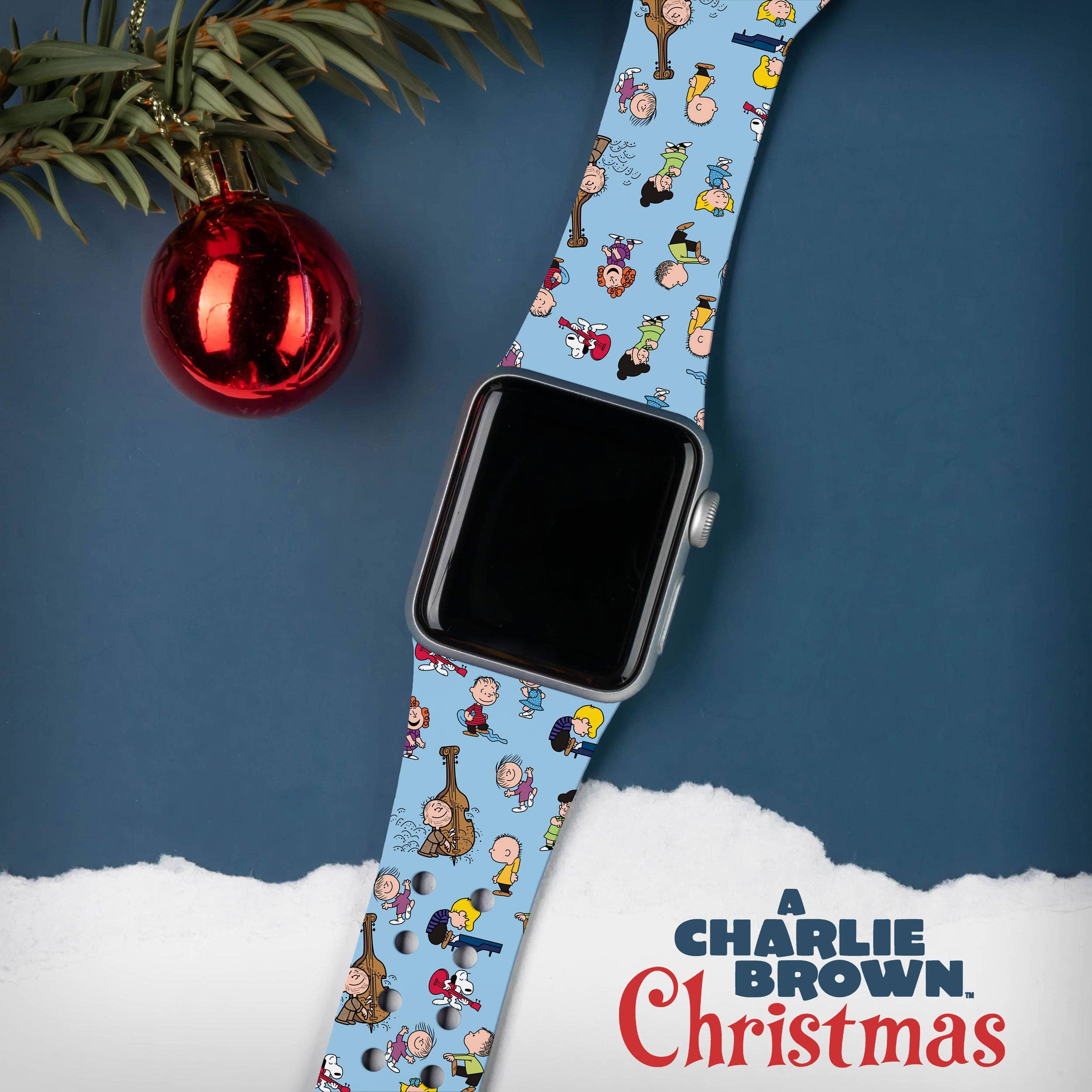 Affinity Bands – wholesale Watch band/strap – Women's – Peanuts Charlie Brown Christmas HD Apple Watch Band5