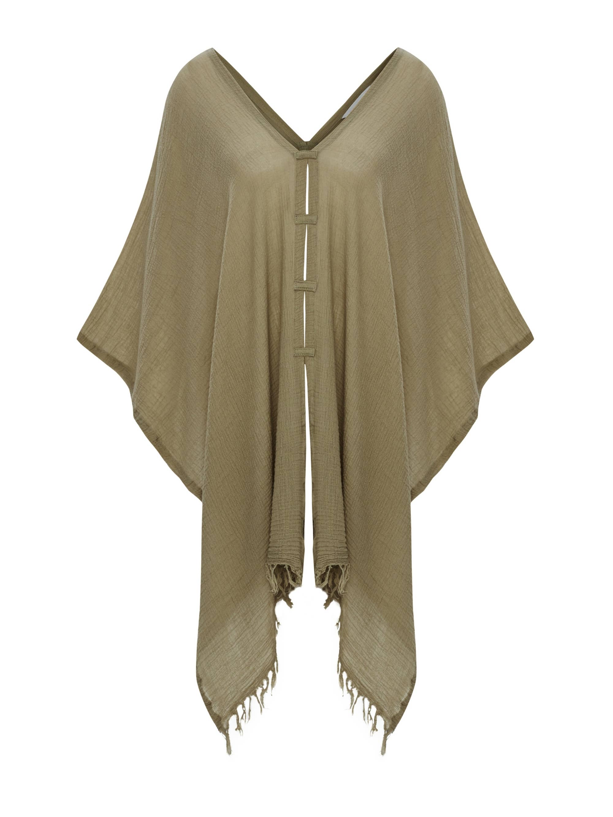 Ava Kimono - Khaki Green for wholesale on Faire4