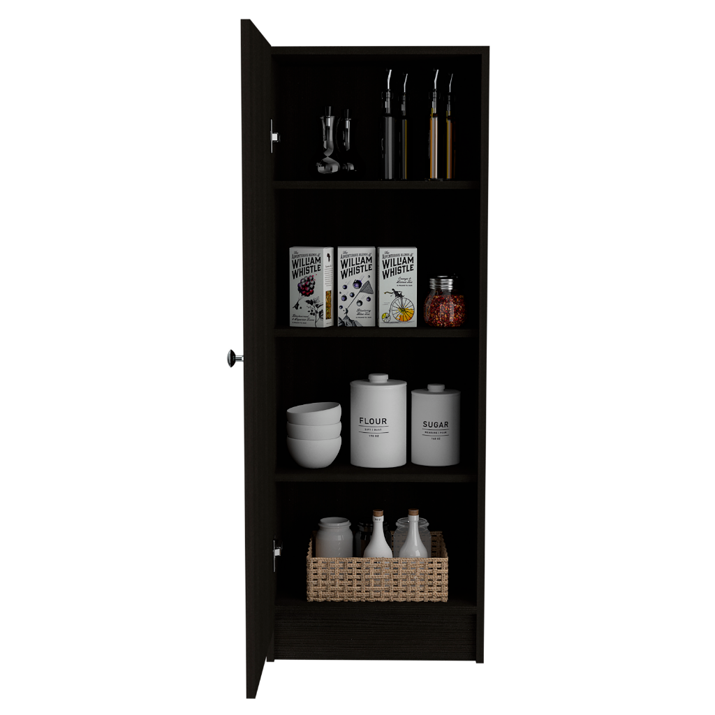 TUHOME FURNITURE - Wholesale Kast - Catalano Pantry, kast met enkele deur, vier binnenplanken7
