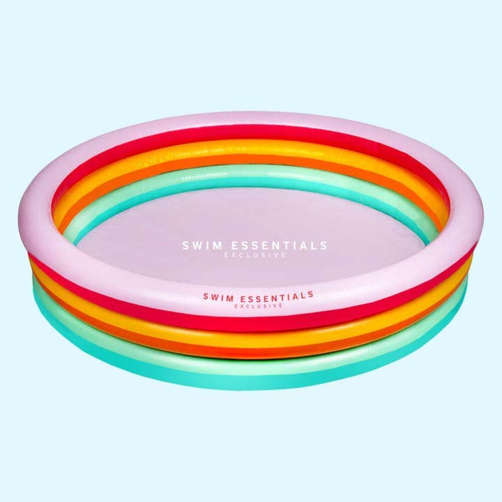 Swim Essentials Inflatable Rainbow Children's Pool - 150cm for wholesale by Yumbox