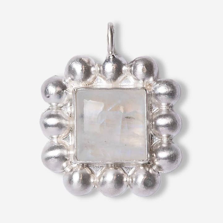 Ciondolo in Argento con Pietra di Luna Soap And Bubble per la vendita all'ingrosso da parte di Golden Horn Jewellery