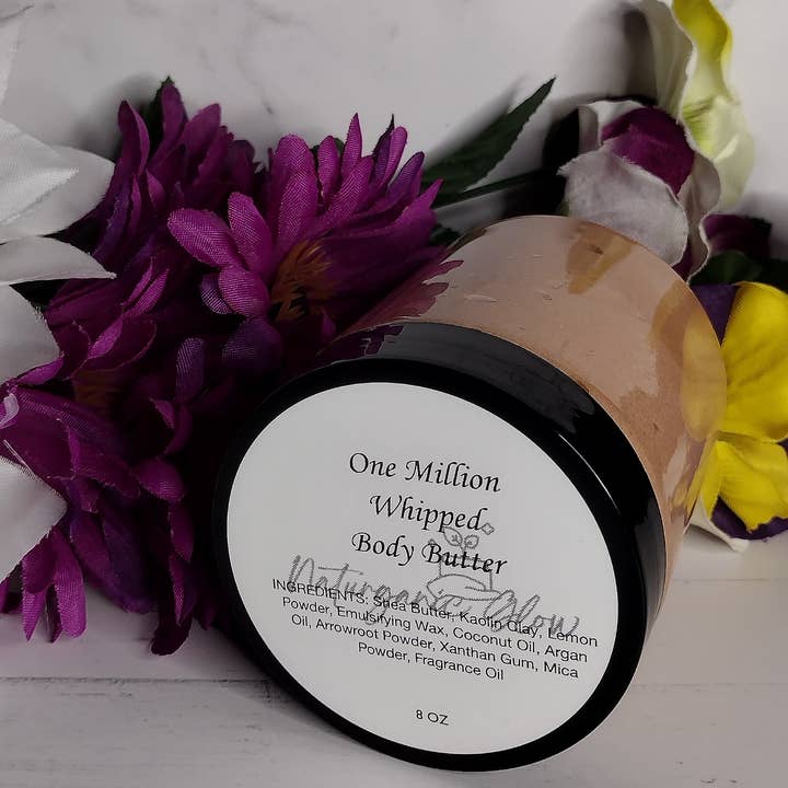 Un million de beurre corporel fouetté pour la vente par Naturganic Glow LLC