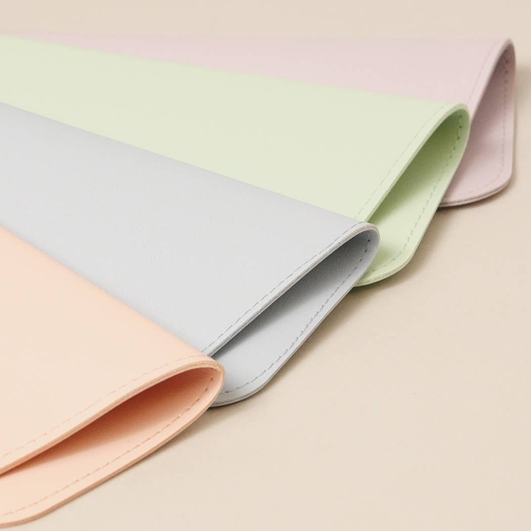 12 COULEURS ASSORTIES Étui à lunettes simple en couleur pastel en vente sur Faire6