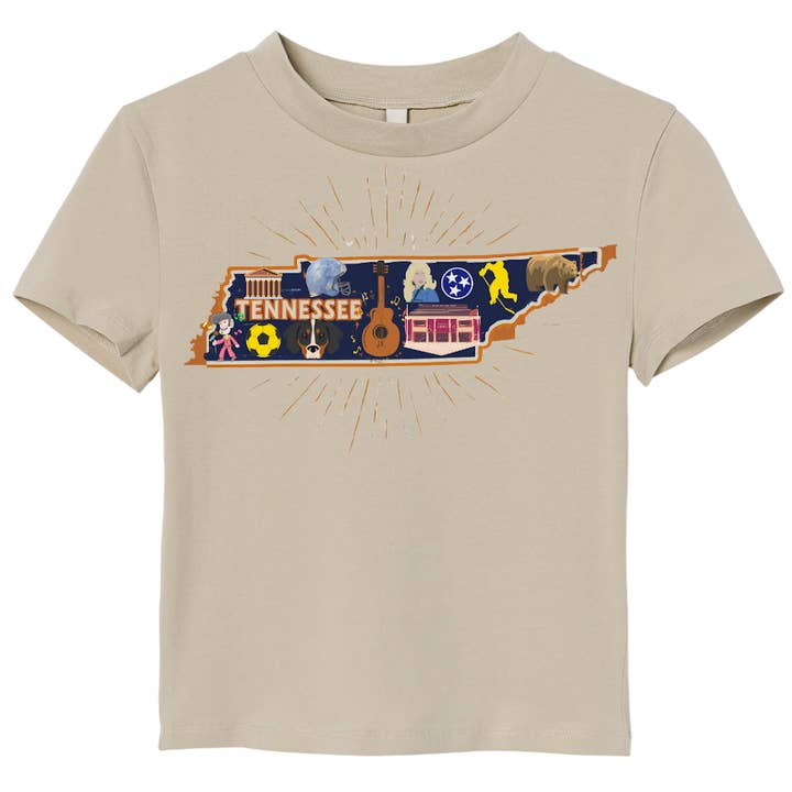 Tennessee kids T-shirt for wholesale by Rowdie Rudie Boys Boutique Wholesale