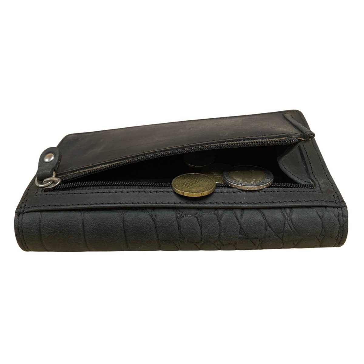 Arrigo - Wholesale Wallet - Women's - Ladies wallet Leather Harmonica - RFID - Croco Print8