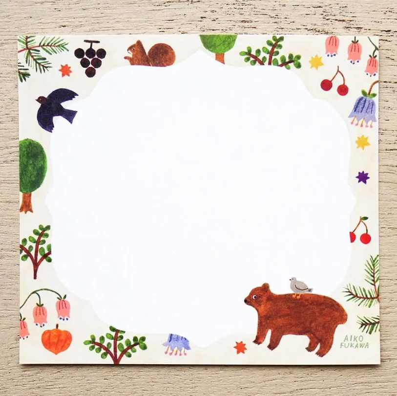 「FUNJI」In Japan - Wholesale Notepad - Aiko Fukawa Memo Pad | Feel Nature Notepad3