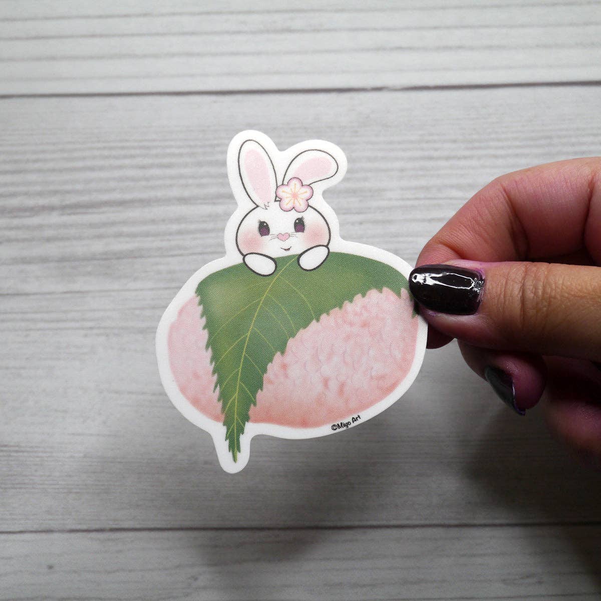 Miyo Art Design - Wholesale Sticker - Bon-E Cherry Blossom Mochi Ball Vinyl Sticker.1