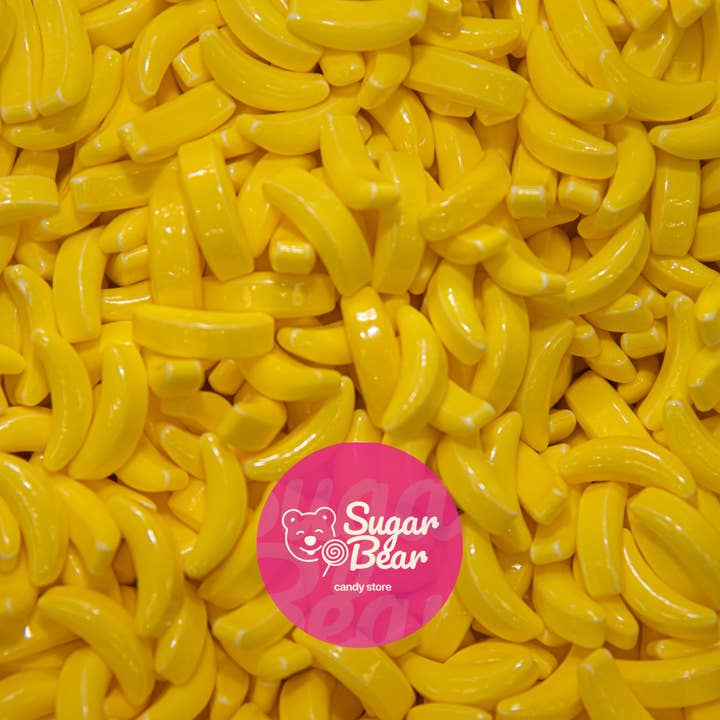 Sugar Bear Candy - Wholesale Gummy - Silly Yellow Bananas