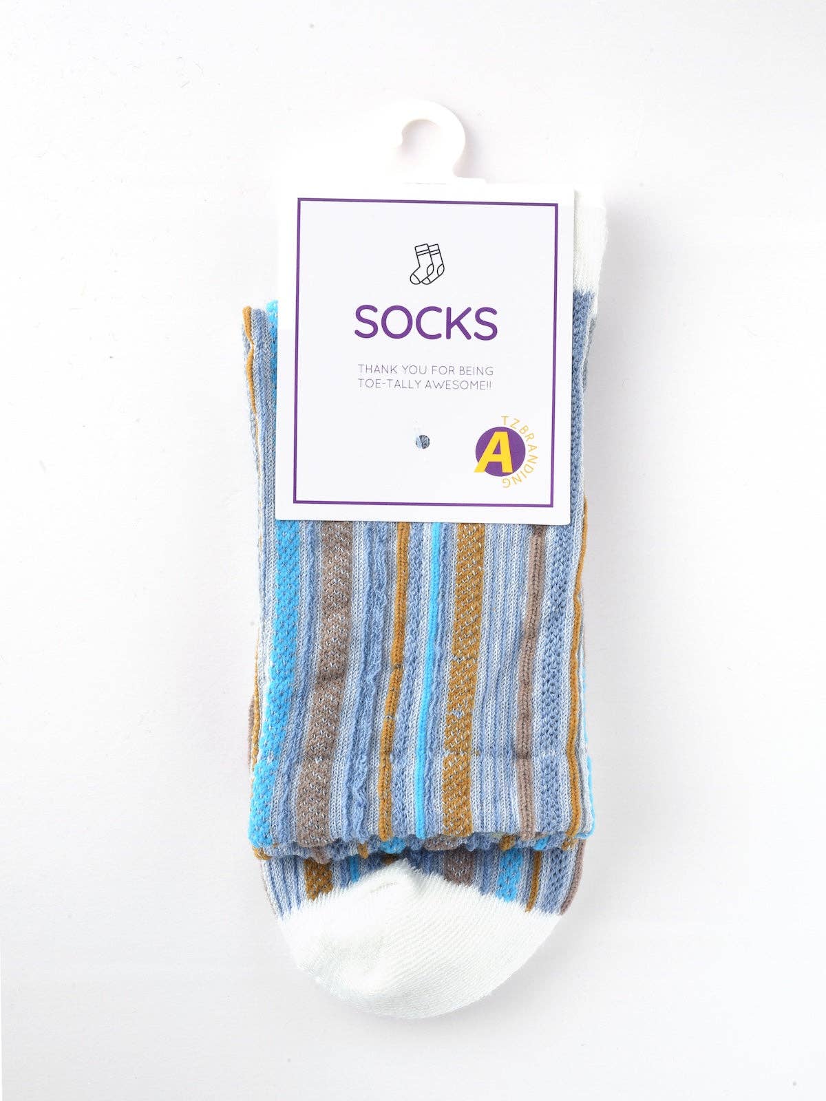 Funkyrel® Atzbranding Limited – Engroshandel Strømper - Dame – Rufia – Boheme strømper med farverige striber8