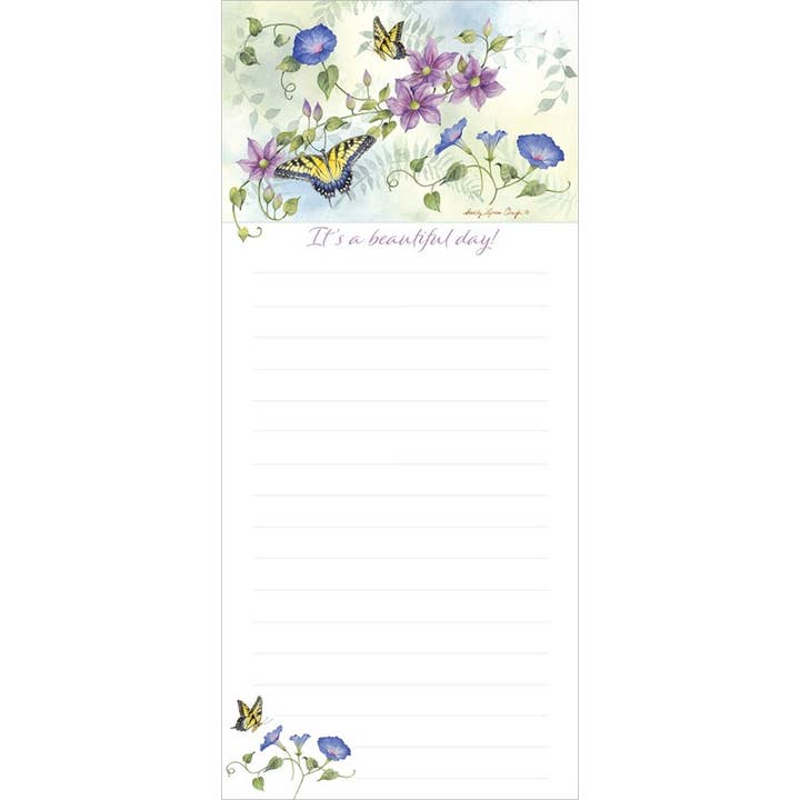 Trailing Vines - List Pad for wholesale by Pumpernickel Press