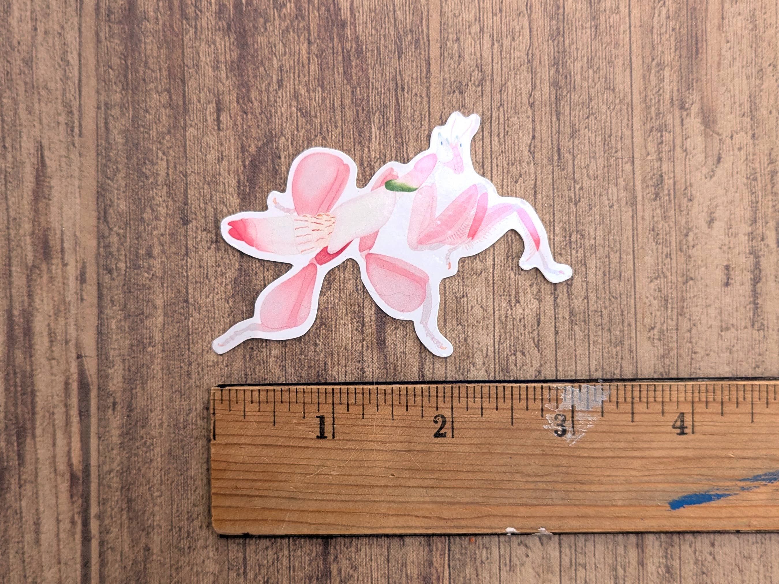 Proper Wolf - Wholesale Sticker - Orchid Praying Mantis Vinyl Sticker Decal1