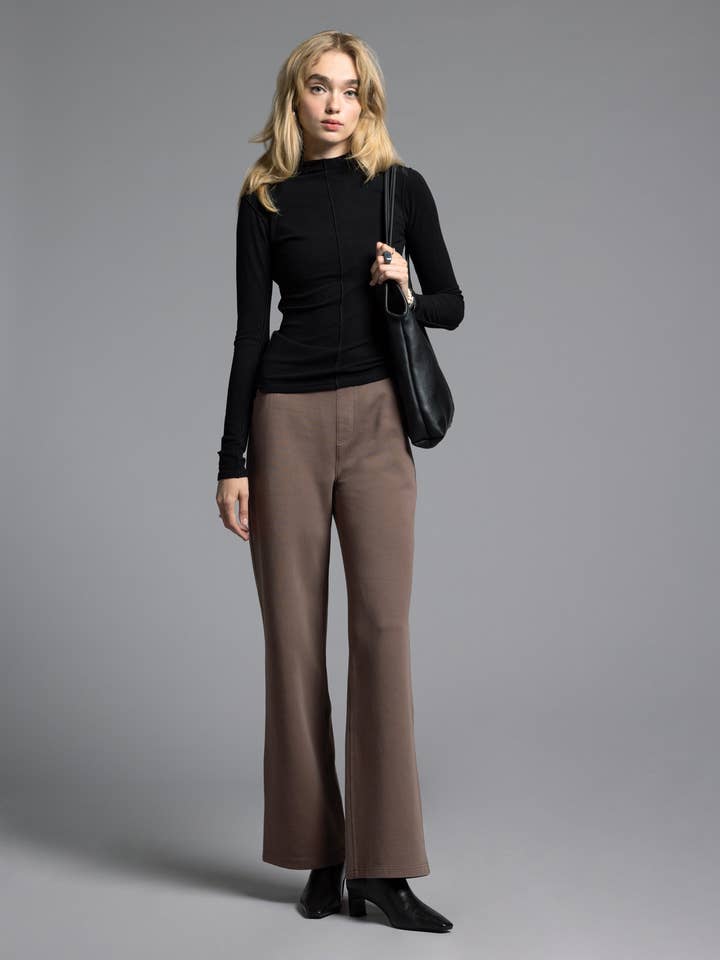 Weekend Los Angeles - Wholesale Shirt - Women's - Mock Neck Top - MARISOL LONG SLEEVE