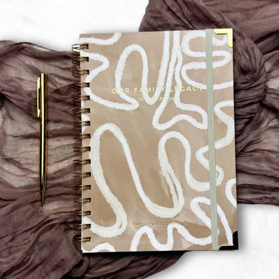 Receptbok Keepsake - Nude Colorway för wholesale av Pretty Peacock Paperie - Women's Empowerment