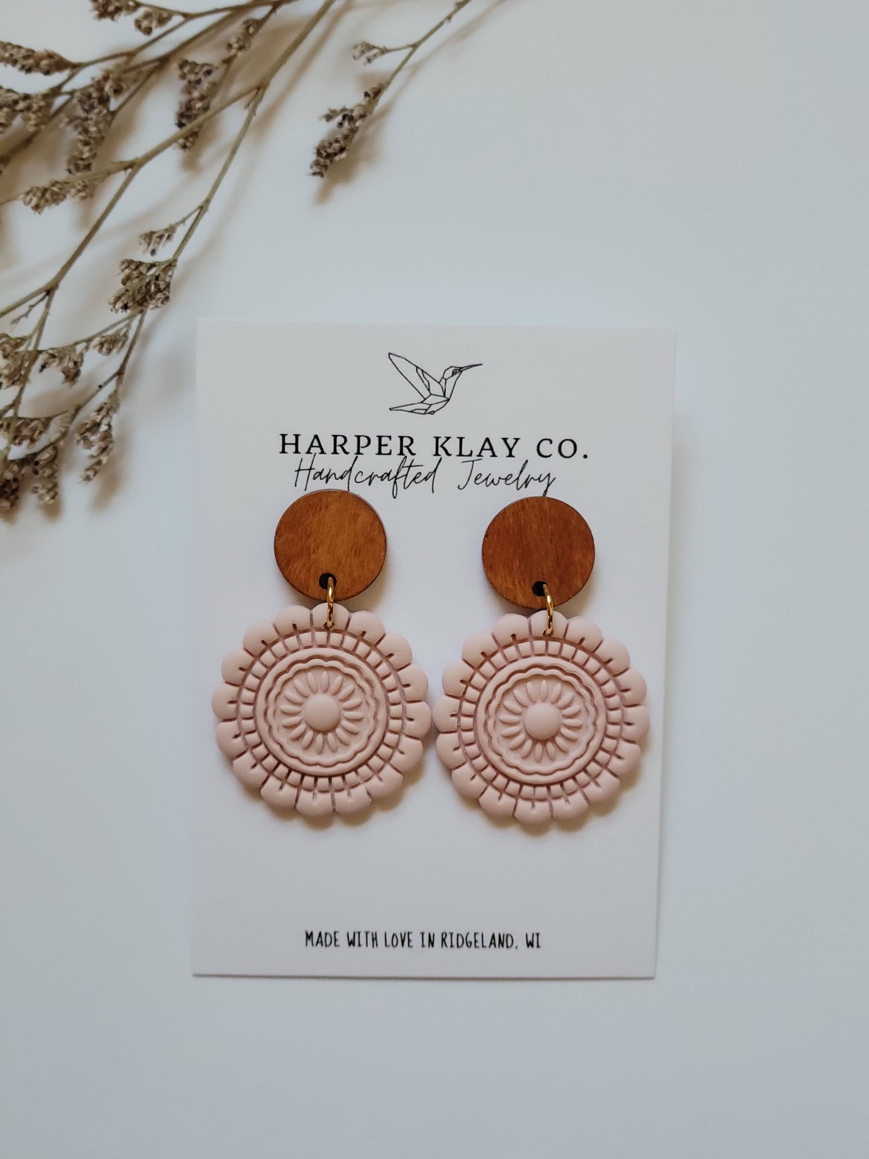 Harper Klay Co - Wholesale Dangle Earrings - The Mandala Set- Polymer Clay Dangle Earrings2