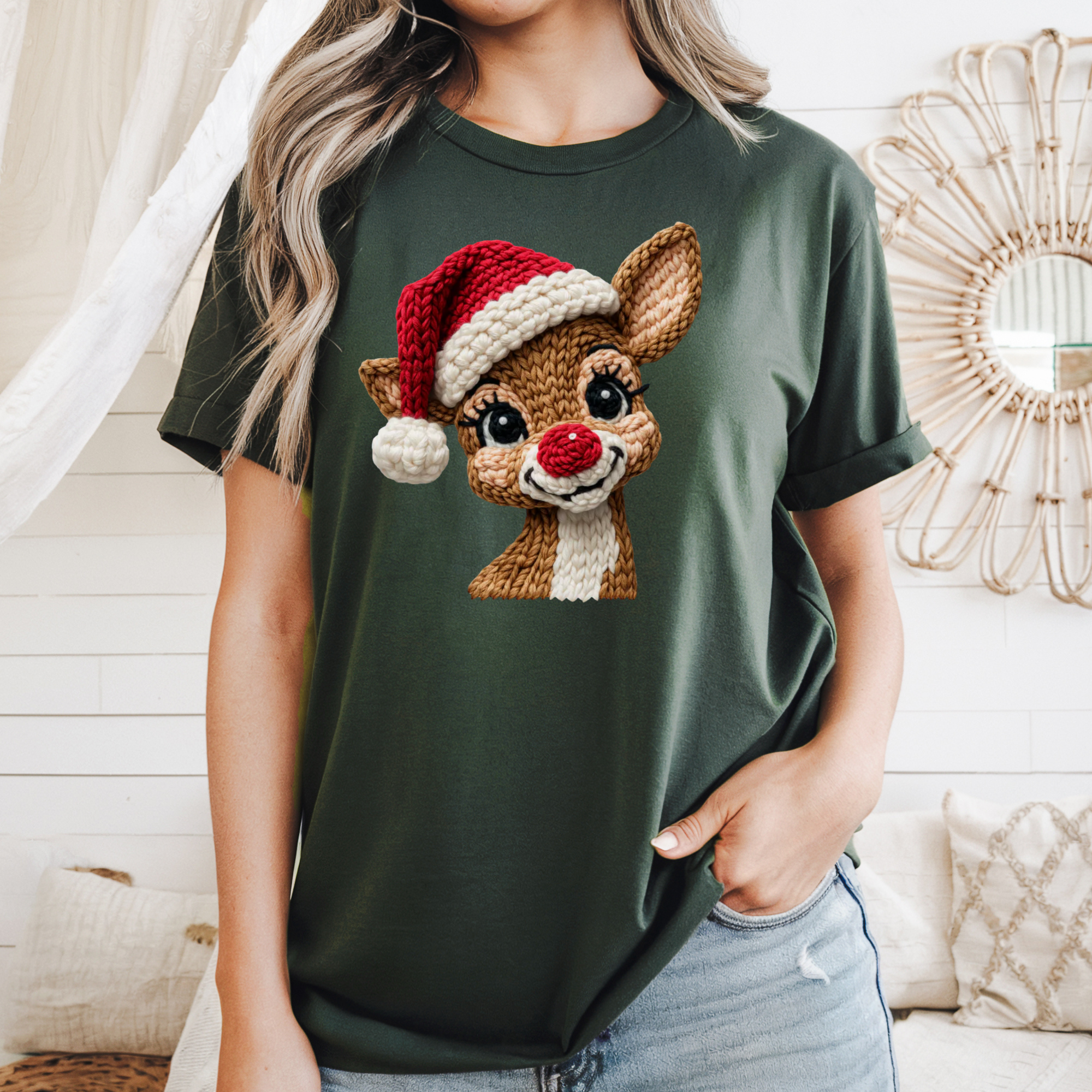 Sam & Seb Co. - Wholesale Screen Printed T-Shirt - Women's - Santa and Baby  Faux Style Sweatshirt or T-Shirt4